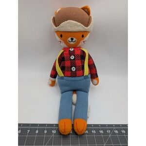 Cuddle And Kind Wyatt the Fox Knit Plush Large 21 Inch Stuffed Animal Toy